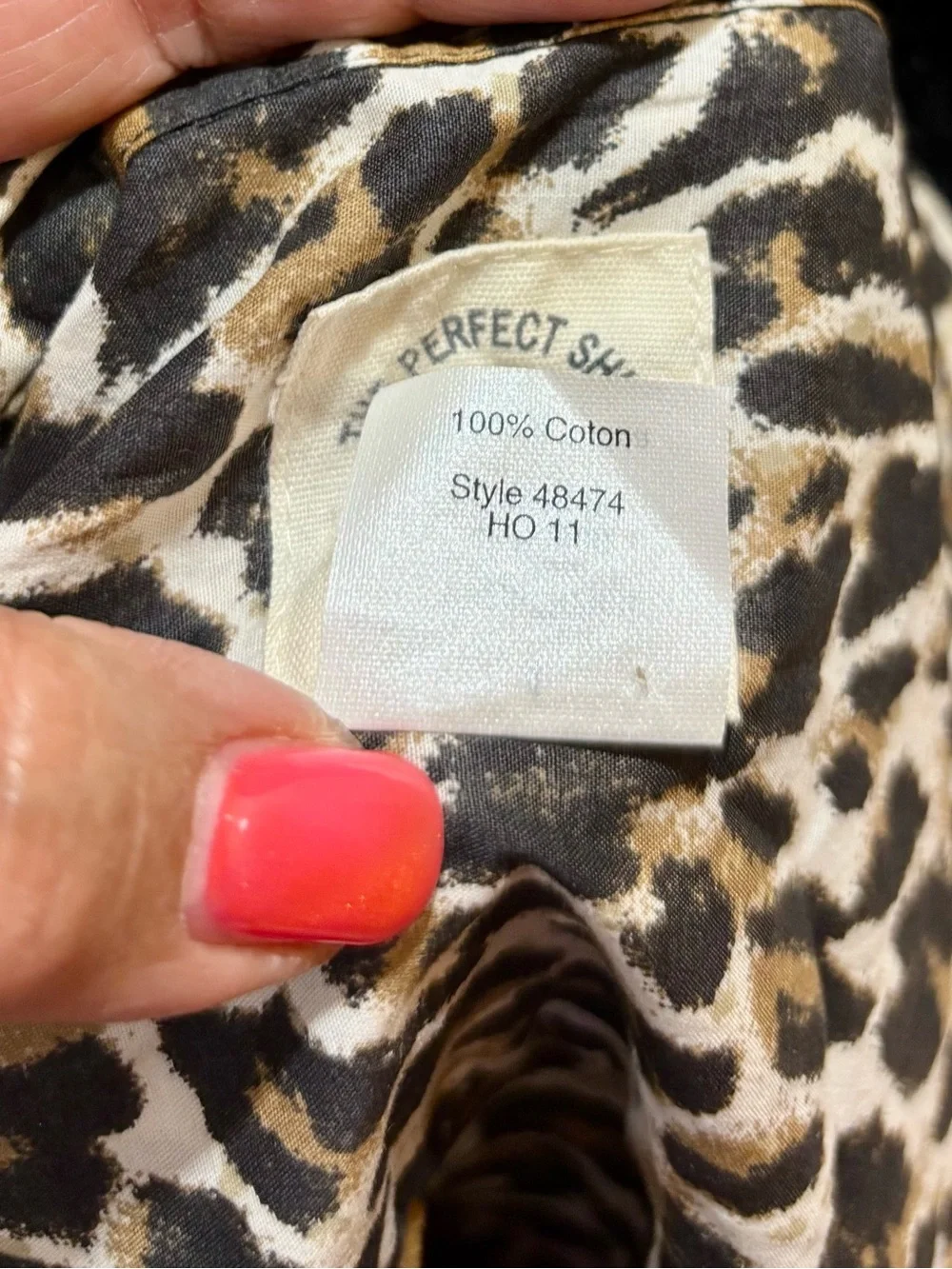 Leopard Print Long-Sleeve Women’s Shirt - J.Crew